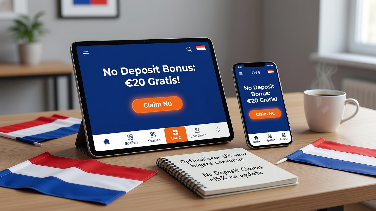 Detailopname van live dealer sectie met incentive banner in een mobiele casino app