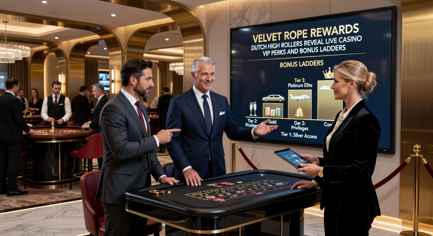 VIP-lounge in Nederlands live casino met high rollers, persoonlijke hosts en luxe bonuspresentaties